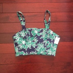 NEW Woven cropped top